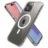 Spigen iPhone 14 Pro Max Deksel Ultra Hybrid MagFit Hvit