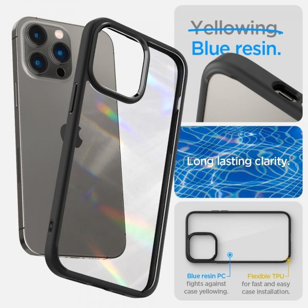 Spigen iPhone 14 Pro Max Deksel Ultra Hybrid Matte Black