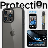 Spigen iPhone 14 Pro Max Deksel Ultra Hybrid Matte Black