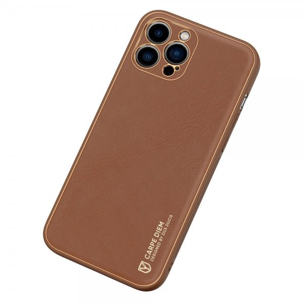 Dux Ducis iPhone 14 Pro Max Deksel Brun