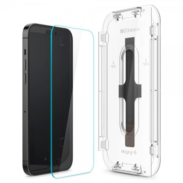 Spigen iPhone 14 Pro Max Skjermbeskytter GLAS.tR EZ Fit 2-pakning