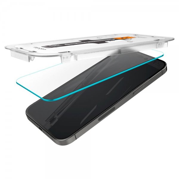 Spigen iPhone 14 Pro Max Skjermbeskytter GLAS.tR EZ Fit 2-pakning