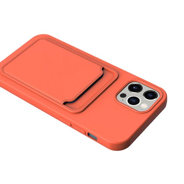 iPhone 14 Pro Deksel Kortholder Oransje