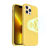 Rvelon iPhone 14 Pro Deksel Silikon MagSafe Gul