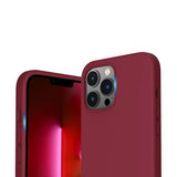 Rvelon iPhone 14 Pro Deksel Silikon Rød