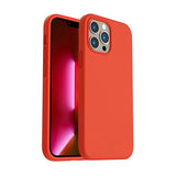 Rvelon iPhone 14 Pro Deksel Silikon Rosa