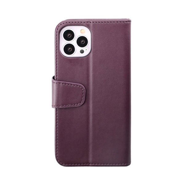 Rvelon iPhone 14 Pro Etui Utbrettbar Kortlomme Lilla