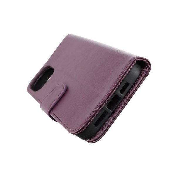 Rvelon iPhone 14 Pro Etui Utbrettbar Kortlomme Lilla