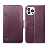 Rvelon iPhone 14 Pro Etui Utbrettbar Kortlomme Lilla