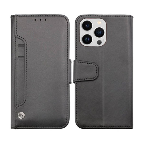 Rvelon iPhone 14 Pro Etui Utbrettbar Kortlomme Svart