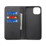 Rvelon iPhone 14 Pro Etui Utbrettbar Kortlomme Svart