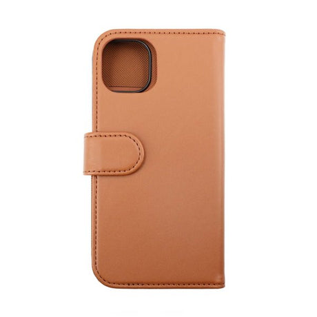 Rvelon iPhone 14 Pro Etui Detachable Wallet Case Brun