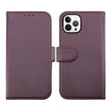 Rvelon iPhone 14 Pro Etui Detachable Wallet Case Lilla