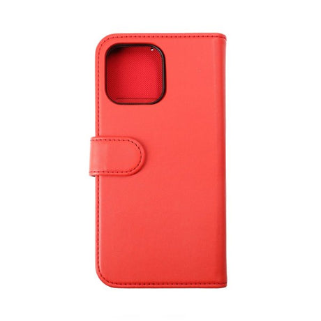 Rvelon iPhone 14 Pro Etui Detachable Wallet Case Rød