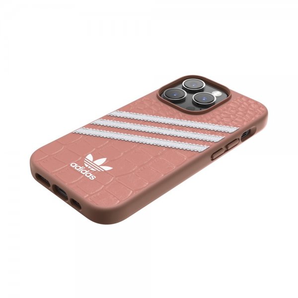 Adidas iPhone 14 Pro Deksel 3 Stripes Snap Case Alligator Pink