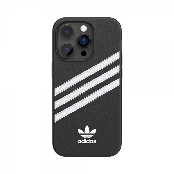 Adidas iPhone 14 Pro Deksel 3 Stripes Snap Case Svart Hvit