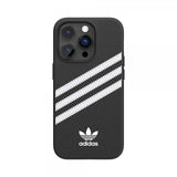 Adidas iPhone 14 Pro Deksel 3 Stripes Snap Case Svart Hvit