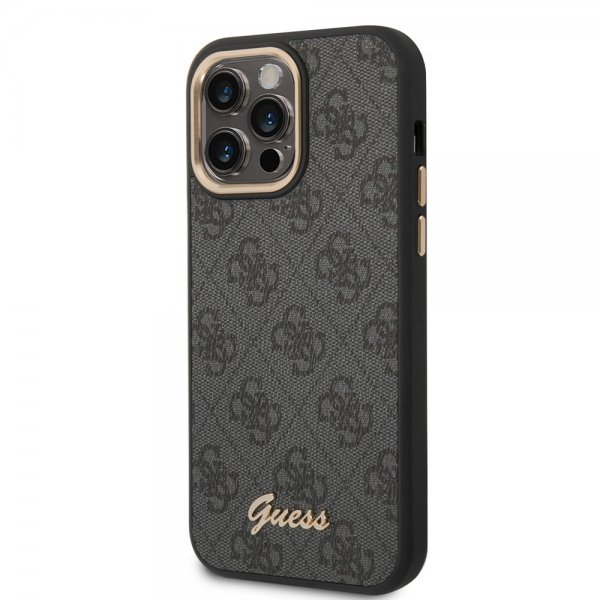 Guess iPhone 14 Pro Deksel 4G Logo Svart