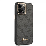 Guess iPhone 14 Pro Deksel 4G Logo Svart