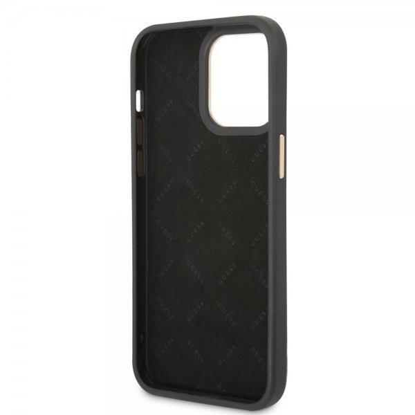 Guess iPhone 14 Pro Deksel 4G Logo Svart