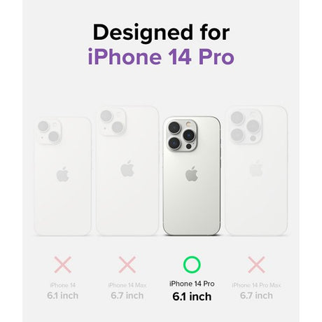 Ringke iPhone 14 Pro Deksel Air Glitter Clear