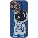iPhone 14 Pro Deksel Astronaut Blå Brun