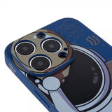 iPhone 14 Pro Deksel Astronaut Blå Grå