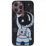 iPhone 14 Pro Deksel Astronaut Svart Brun