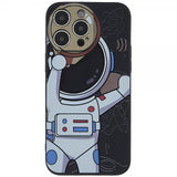 iPhone 14 Pro Deksel Astronaut Svart Grå