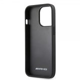 AMG iPhone 14 Pro Deksel Carbon Effect Stamped Logo Svart