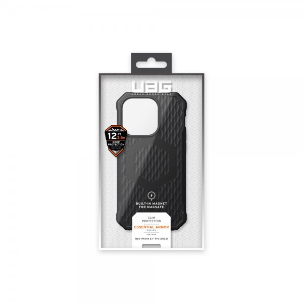 Urban Armor Gear (UAG) iPhone 14 Pro Deksel Essential Armor MagSafe Svart