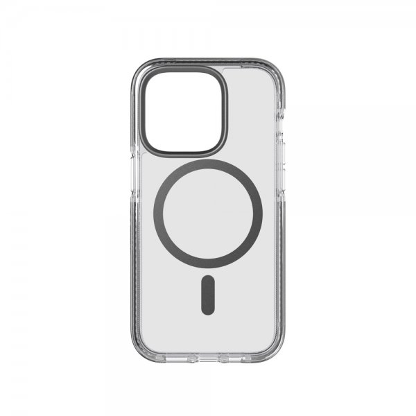 Tech21 iPhone 14 Pro Deksel Evo Crystal MagSafe Graphite Black