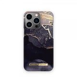 Ideal of Sweden iPhone 14 Pro Deksel Fashion Case MagSafe Golden Twilight Marble