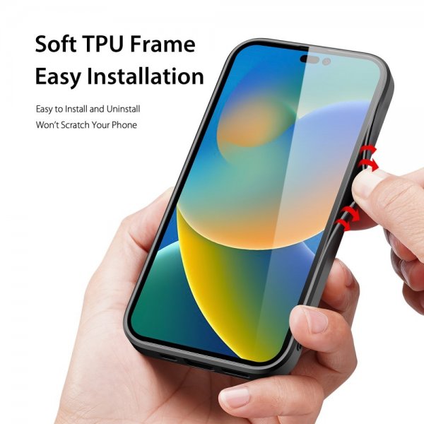 Dux Ducis iPhone 14 Pro Deksel FINO Series Svart