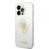 Guess iPhone 14 Pro Deksel Full Glitter Transparent