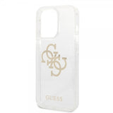 Guess iPhone 14 Pro Deksel Full Glitter Transparent