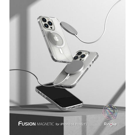 Ringke iPhone 14 Pro Deksel Fusion Magnetic Matte Clear