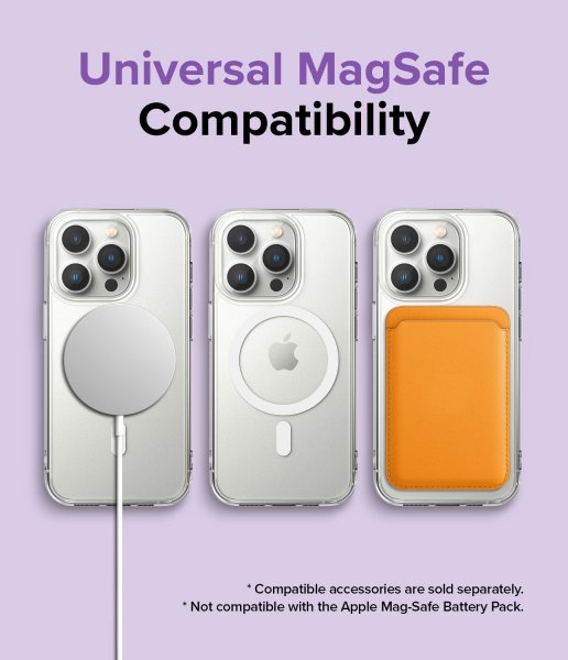 Ringke iPhone 14 Pro Deksel Fusion Magnetic Matte Clear