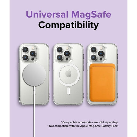 Ringke iPhone 14 Pro Deksel Fusion Magnetic Matte Clear