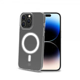 Celly iPhone 14 Pro Deksel GELSKINMAG MagSafe Transparent