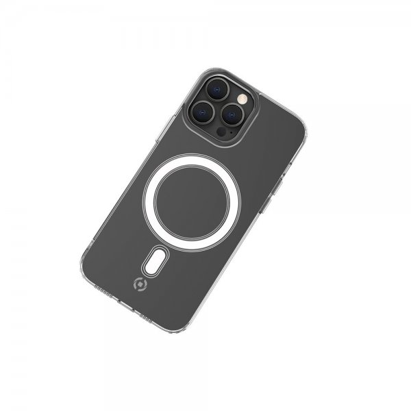 Celly iPhone 14 Pro Deksel GELSKINMAG MagSafe Transparent