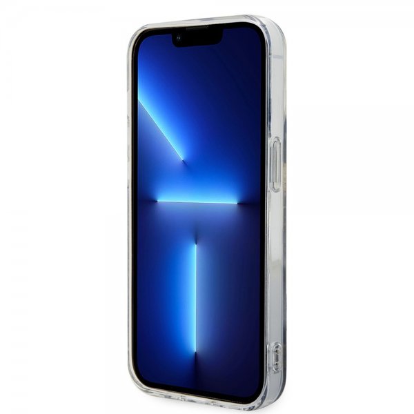 Guess iPhone 14 Pro Deksel Golden Marble MagSafe Svart