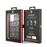 Ferrari iPhone 14 Pro Deksel Gradient Scuderia Svart