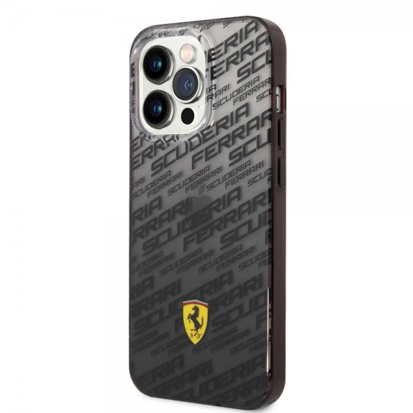 Ferrari iPhone 14 Pro Deksel Gradient Scuderia Svart