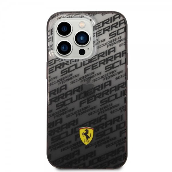 Ferrari iPhone 14 Pro Deksel Gradient Scuderia Svart
