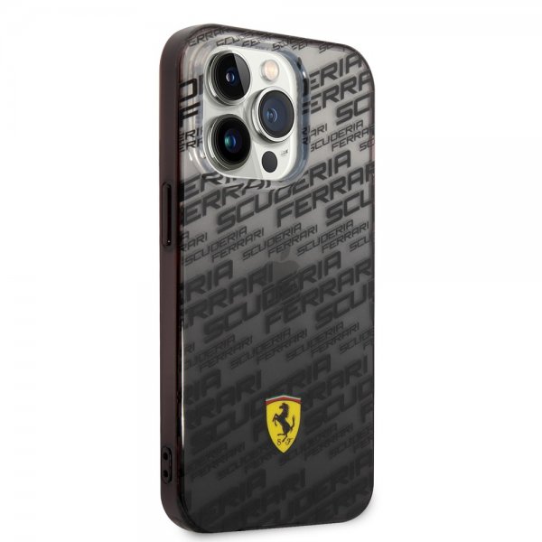 Ferrari iPhone 14 Pro Deksel Gradient Scuderia Svart