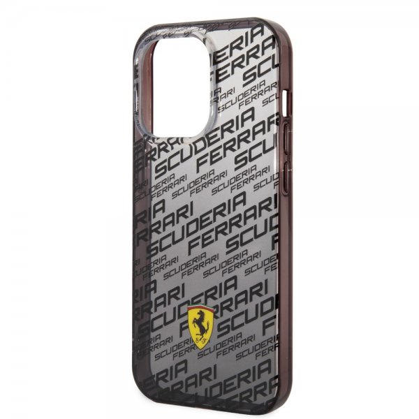 Ferrari iPhone 14 Pro Deksel Gradient Scuderia Svart