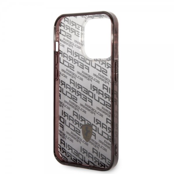 Ferrari iPhone 14 Pro Deksel Gradient Scuderia Svart