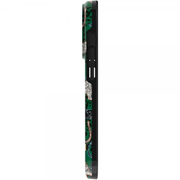 Richmond & Finch iPhone 14 Pro Deksel Green Leopard