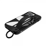 Adidas iPhone 14 Pro Deksel Handstrap Case Svart Hvit
